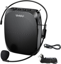 Portable Voice Amplifier Personal Microphone Headset for Speaking Rechargeable M