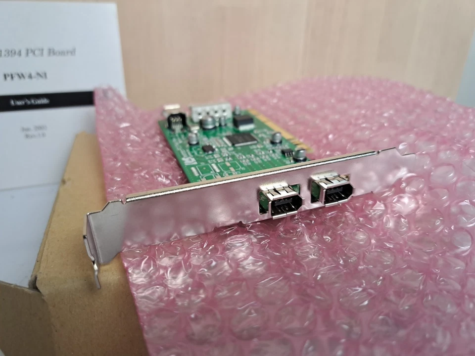 Placa PFW4-NI PCI IEEE 1394 para scanners Nikon NOVO EM FOLHA, NUNCA INSTALADO - Imagem 4 de 4
