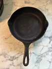 WAGNER  Cast Iron 9-inch Skillet #6, Made In USA, "R".