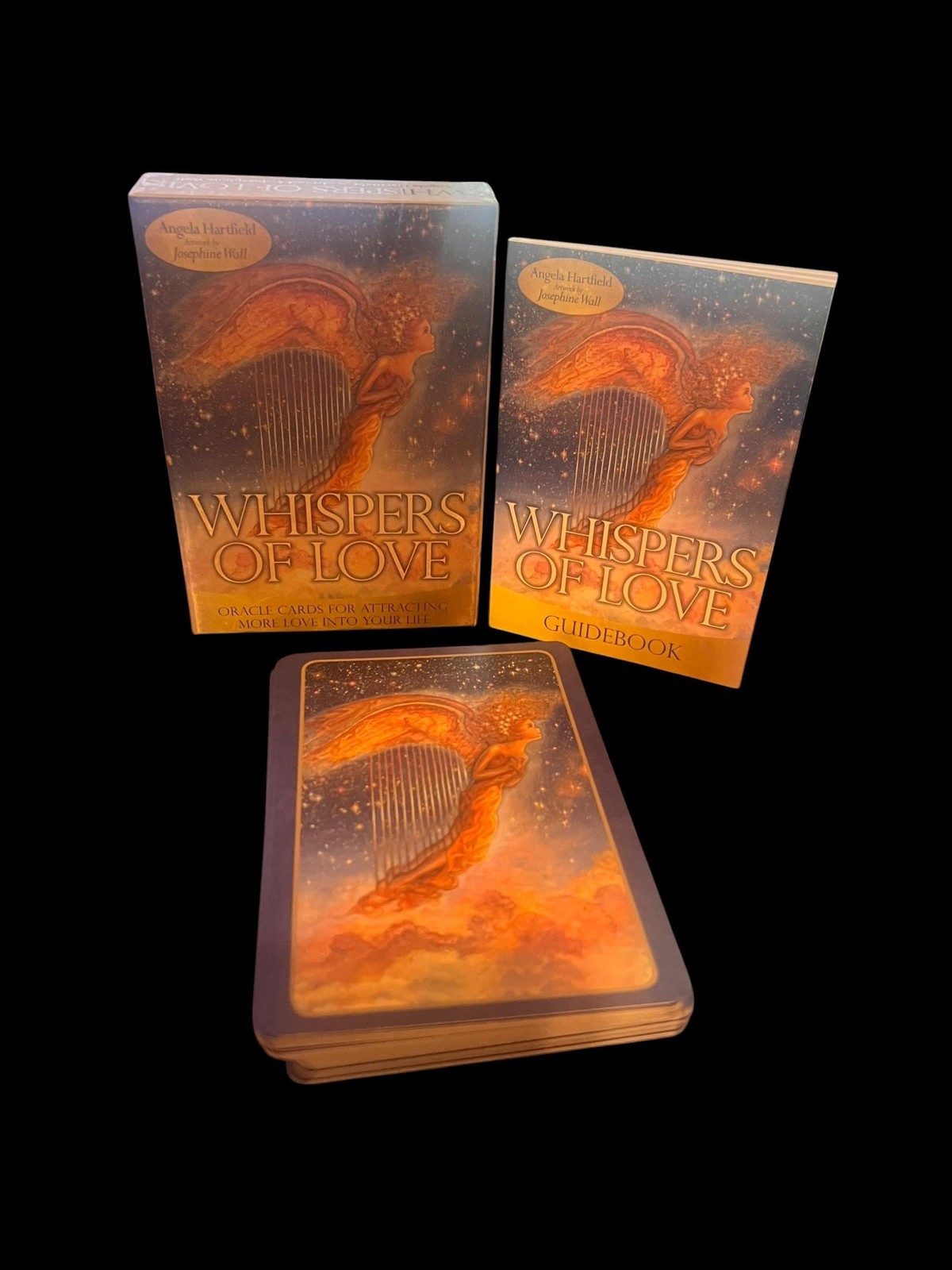 Whispers of Love Oracle Cards by Angela Hartfield And Josephine Wall 50-Card