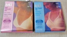Vtg 1980s Deadstock Bali Underwire Soft Cup Bra Lot of 2 Size 36B NOS Lingerie