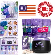 Professional Waxing Kit for Home Use Includes Essential Prep and Aftercare