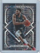 Karl-Anthony Towns 2020-21 Panini Obsidian #63 Electric Etch Asia Timberwolves