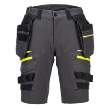 Image of Portwest Mens DX4 Holster Pockets Work Shorts - Detachable Pockets Summer Shorts