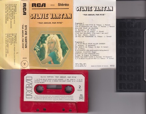 Sylvie Vartan Très rare cassette K7 audio