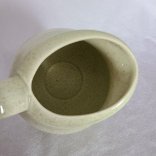 Laurel Pottery California Living Surf Green Speckled Small Modern Milk Pitcher - Picture 6 of 7