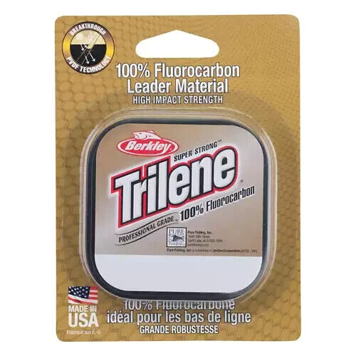 Berkley Trilene Angelschnur Fluorocarbon 25Yd Spule klar 6lb TFLM6-15 - Bild 1 von 1