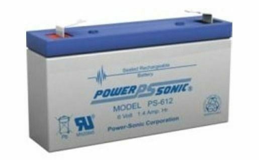 Power-Sonic PS-612 Battery - 6V 1.4AH SLA AGM