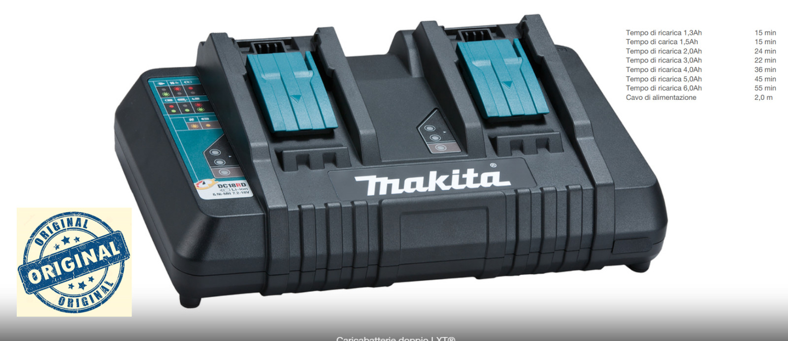 Recensione Caricabatterie Makita DC18RD Doppio | Tempi Ricarica BL1850B