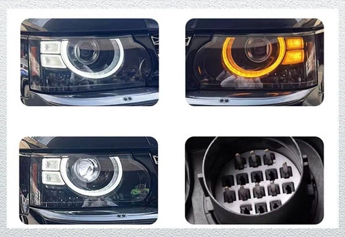 For Land Rover Range Rover Sport 2006-2013 Pair Of LED Front Headlight Assembly - Picture 12 of 12