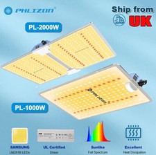 Phlizon NEW PL2000 1000 Led Grow Light Full Spectrum Veg Bloom for Indoor Plants