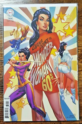 WONDER WOMAN #750 J. Scott Campbell 1960's Variant Cover DC Comics
