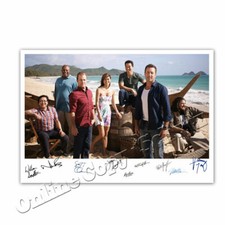 Hawaii Five-0 5-0 Cast + Alex O'Loughlin, Scott Caan, D. Kim + Autogrammkarte °1