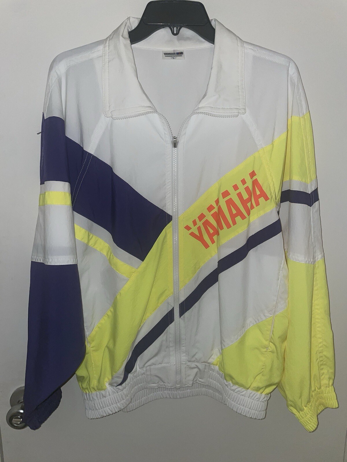 Vintage Yamaha Lightweight Retro Windbreaker for Men and Women