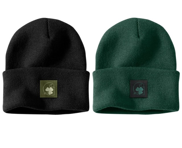 Carhartt Knit Shamrock Patch Beanie 105217 Limited Edition A18 Watch