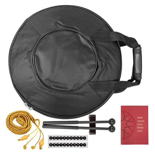 Steel Tongue Drum 14 Inch 14Note Steel Hand Drum with Bag Music Book Drumsticks - Picture 3 of 18