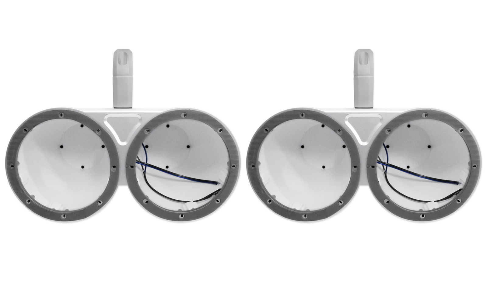 Пара динамиков для вейкбординга Dual Kicker 43KM654LCW 65 LED мощностью 780 Вт 4-канальный усилитель