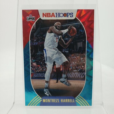 2020-21 Panini NBA Hoops Teal Explosion Parallel #183 Montrezl Harrell Clippers 