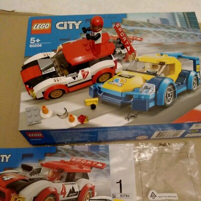 LEGO CITY: Racing Cars (60256) 100% VGC pre-loved with instructions and BOX  UK