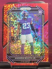 Andrew Booth Jr. 2022 Red Sparkle Prizm RC