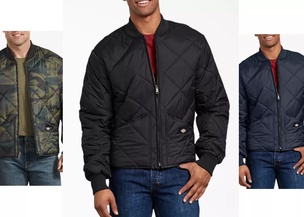 Dickies diamond quilted jacket cheap