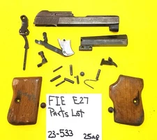 FIE E27 in .25 acp   Slide Barrel Grips Trigger Internal Parts Safety #23-533
