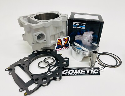 #ad #ad Rhino Grizzly 700 102mm Stock Bore Cylinder Cometic Top End Gasket Kit CP Piston $499.98