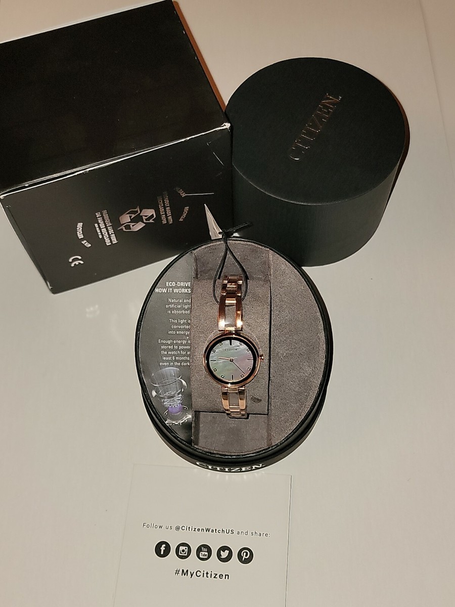 Citizen EM0803-55D Eco-Drive Axiom Stainless Steel Ladies Quartz