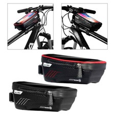 6.2 inch Mobile Phone MTB Bicycle Front Frame Case Bag Tube Touch Screen Bag cl
