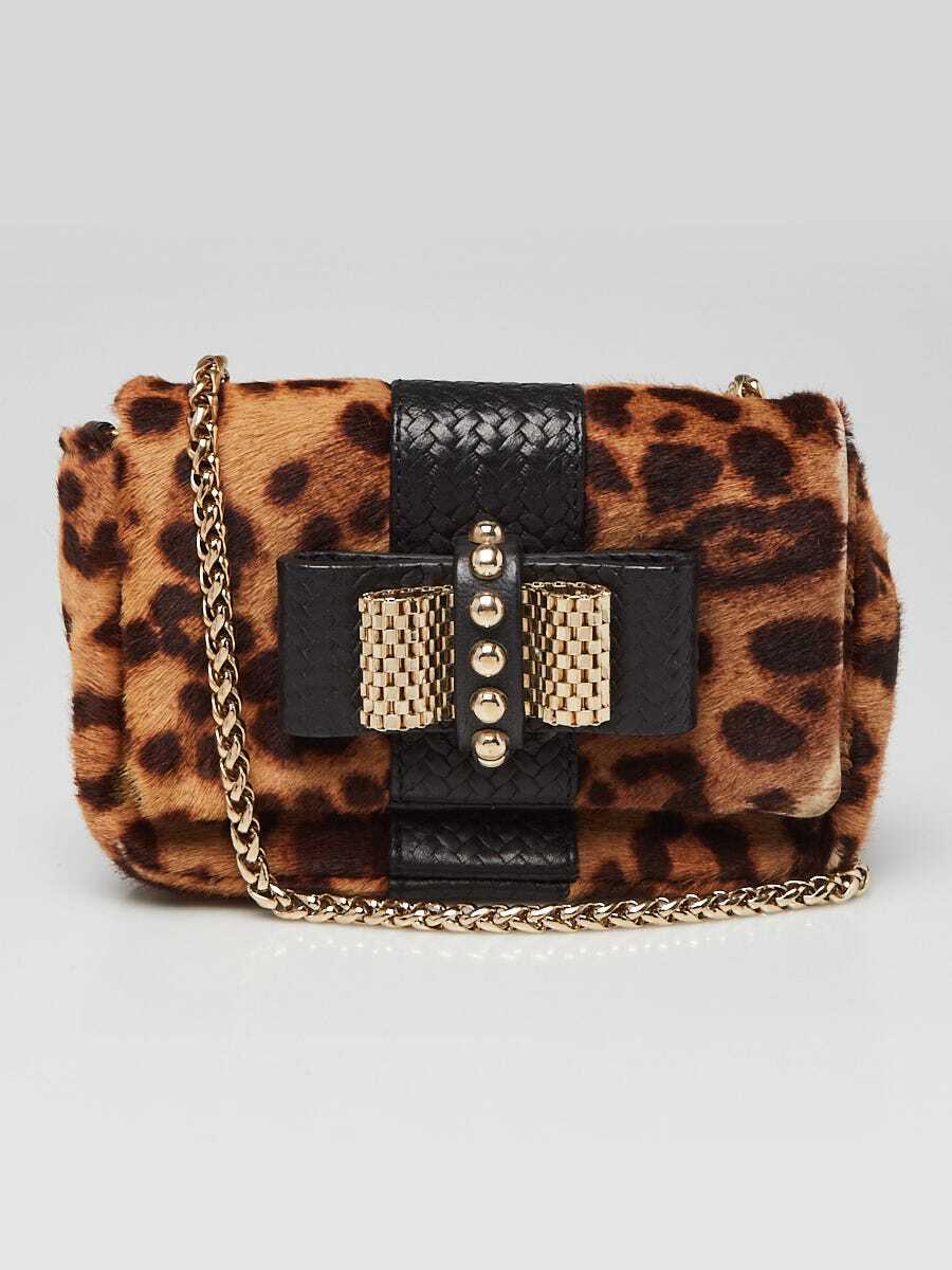 Bag Louboutin Pony Hair Leopard Christian Louboutin Leopard Print