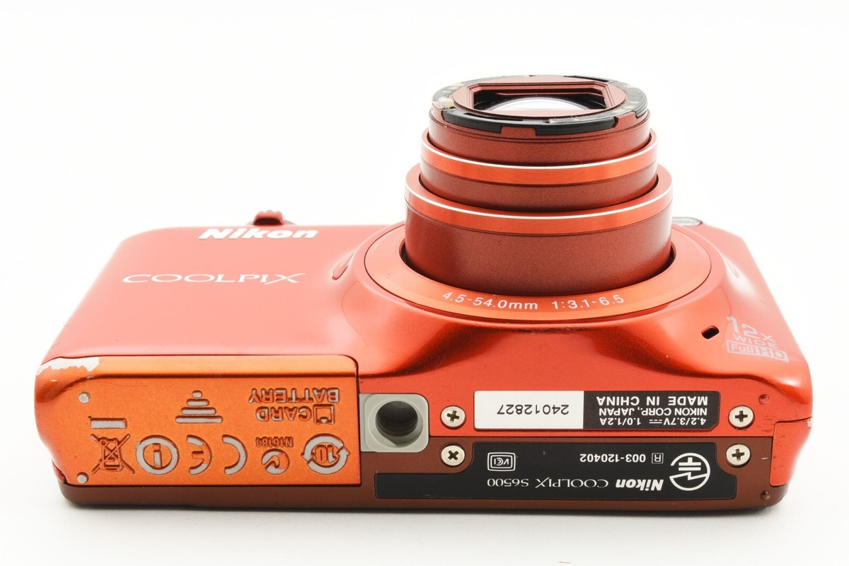 Nikon COOLPIX S6500 コンパクトデジタルカメラ オレンジ Amazon | Nikon デジタルカメラ COOLPIX S6500 光学12倍ズーム Wi-Fi