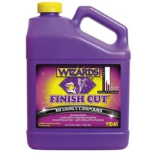 WIZARDS FINISH CUT 11041 One Step Compound, 1 gal  High-Gloss, Off-White Liquid