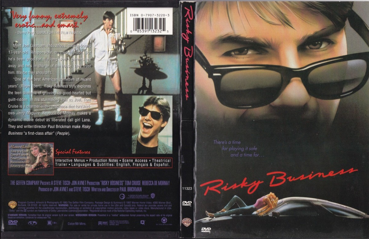 Risky Business (Fullscreen DVD, 1997) Tom Cruise 85391132325| eBay