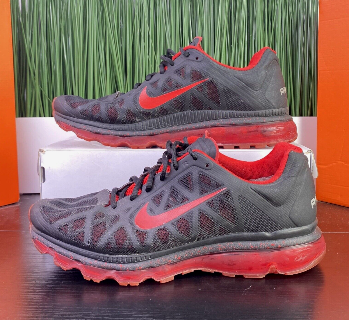 Mens Nike Nike Air Max 2017 Donne Size 12 Nike Air Max+ 2011 Black Sport  Red For Sale Online
