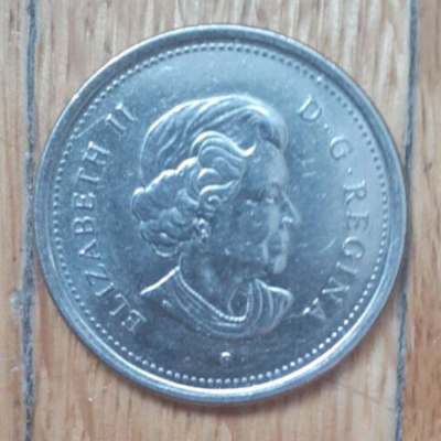 RARE MINT ERROR SHORT P LEG 25 CENT CANADA QUARTER COIN 1905
