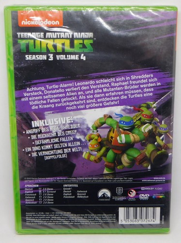 Teenage Mutant Ninja Turtles: Rache! S3 V4 - nickelodeon DVD - 2016 - NEU - Bild 2 von 2