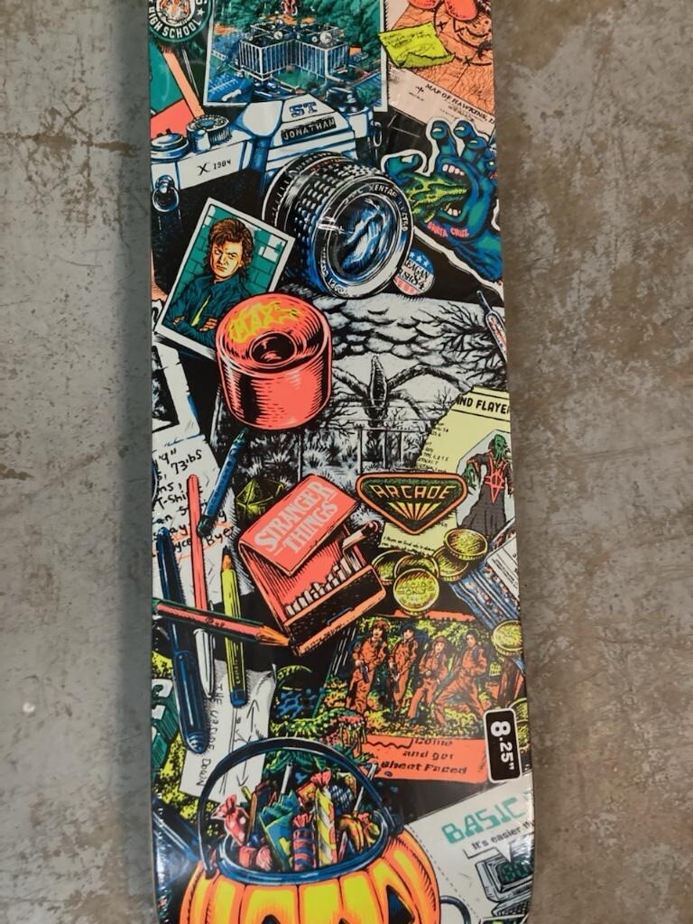 Santa Cruz X Stranger Things Season 2 Skateboard Deck | eBay