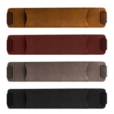 4PCS Stylish Adjustable Elastic Band Notebook Pen Sleeves Leather Pen Sleeve
