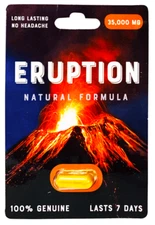 Eruption Enhancement Male Enhancement 35000mg 8 pills Free Shipping