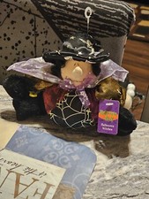 Vintage Halloween Witch Plush
