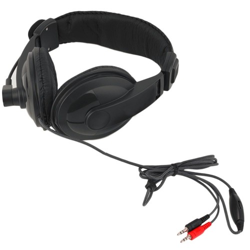 Soft Padded Low Noise Density,Stereo Headset,with Mouthpiece Mic eBay