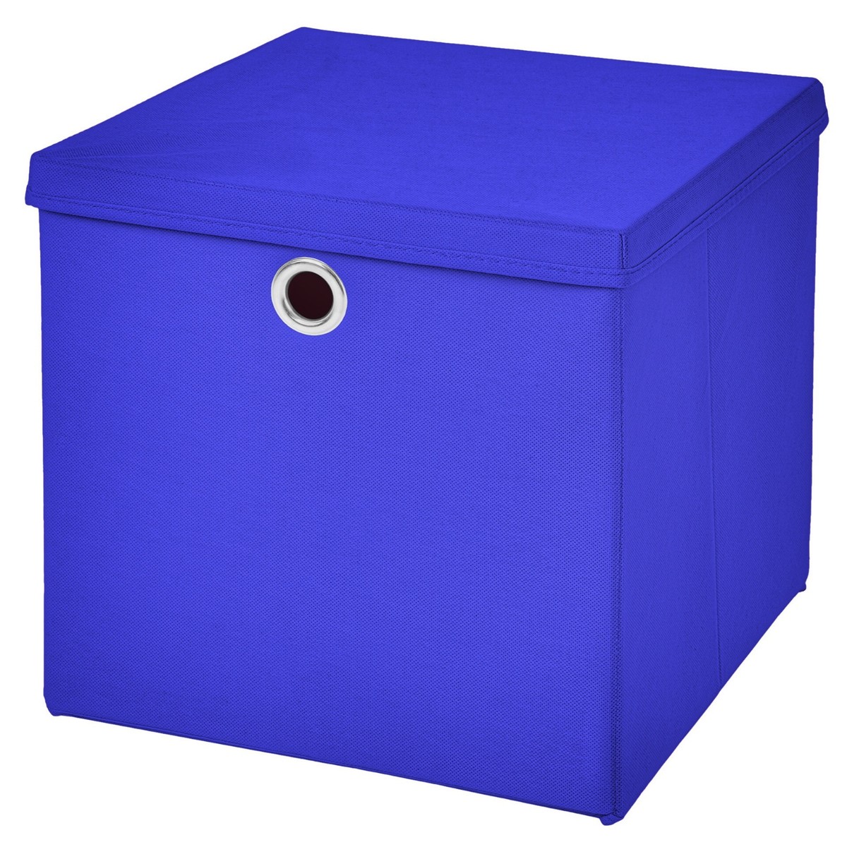 4 Stück Faltbare Aufbewahrungsboxen – 33x33x33 Cm, Creme, Mit Metallöse, Platzsparend & Stabil