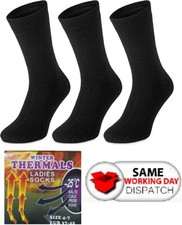 Womens Thick Socks Wool Thermal Warm Knitting Nordic Ladies Socks Winter 4-7