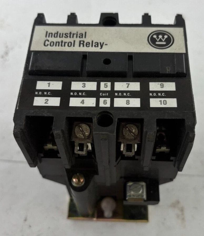 AR420A: RELÉ DE CONTROL INDUSTRIAL WESTINGHOUSE 600V 10A ESTILO 4 POLOS 766A024G01 Foto 2 de 4