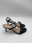 Gianvito Rossi high-heeled Black Leather slingback sandals Size 37.5