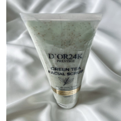 D'OR24K Prestige Green Tea Facial Scrub Paraben-Free 120ml