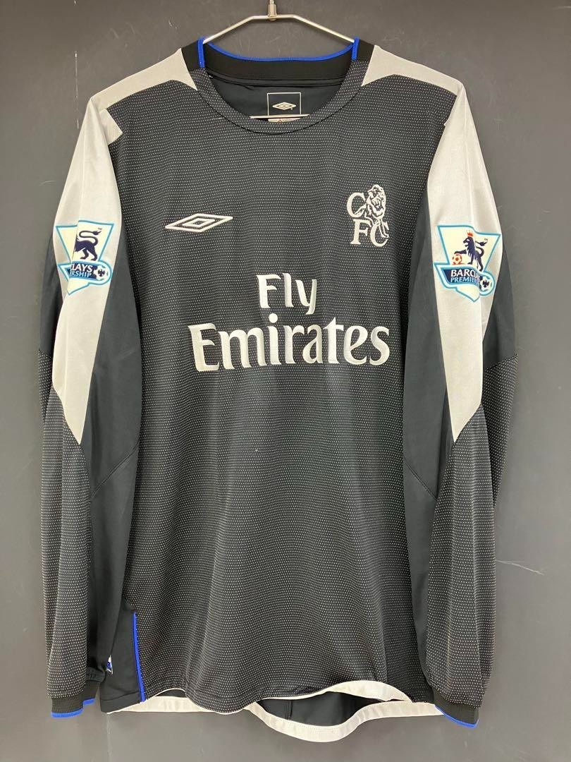 Didier Drogba #15 Chelsea 04/05 Long Sleeve Official Umbro Jersey