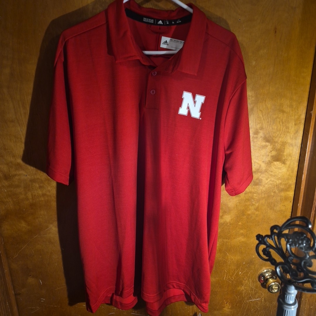 Adidas Game Mode Nebraska Polo 2XL