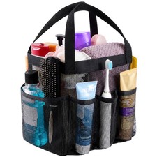 Lifewit Mesh Shower Caddy Portable for M 7.5"L x 6.7"W x 9.5"H , Black