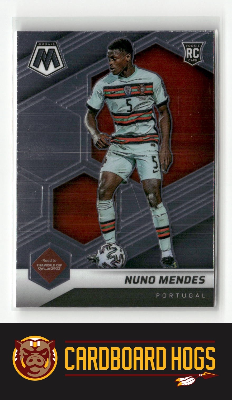 2021-22 Mosaic FIFA World Cup #111 Nuno Mendes Portugal RC Rookie